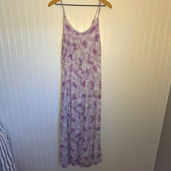 Skies Are Blue Women’s Lilac Danica Tropical Jumpsuit Size Large - Picture 1 of 13